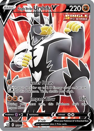 Single Strike Urshifu V (Full Art) 150/163/163 - Ultra Rare - Holofoil