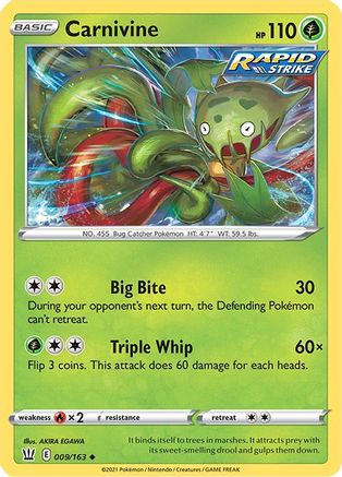 Carnivine 009/163/163 - Uncommon
