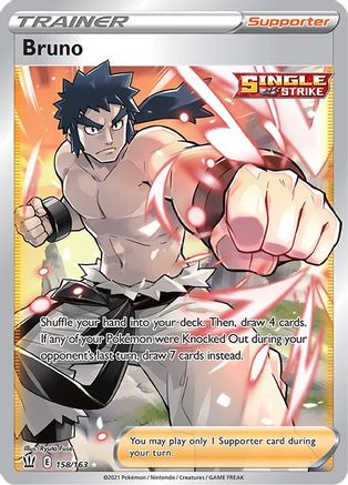 Bruno (Full Art) 158/163/163 - Ultra Rare - Holofoil