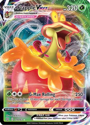 Flapple VMAX 019/163/163 - Ultra Rare - Holofoil