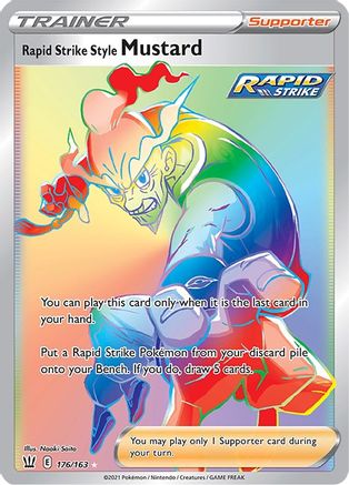 Rapid Strike Style Mustard (Secret) 176/163/163 - Secret Rare - Holofoil