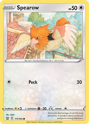 Spearow 111/163/163 - Common