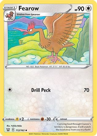 Fearow 112/163/163 - Uncommon