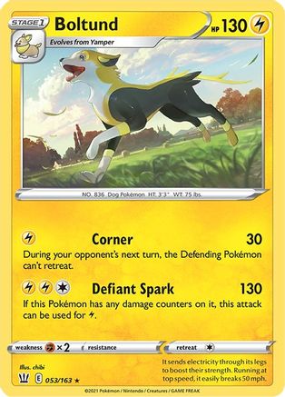 Boltund 053/163/163 - Rare