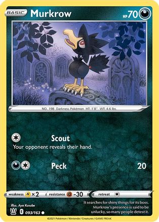 Murkrow 093/163/163 - Common