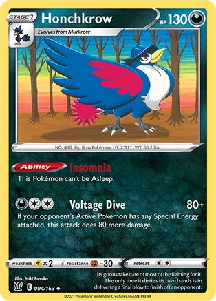 Honchkrow 094/163/163 - Uncommon