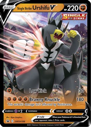 Single Strike Urshifu V SWSH106/307 - Promo - Holofoil