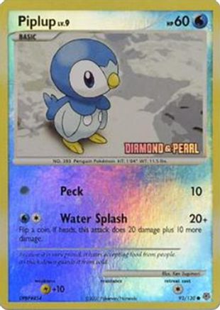 Piplup 093/130 - Promo - Reverse Holofoil