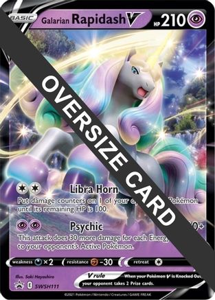 Galarian Rapidash V SWSH111 - Promo - Holofoil