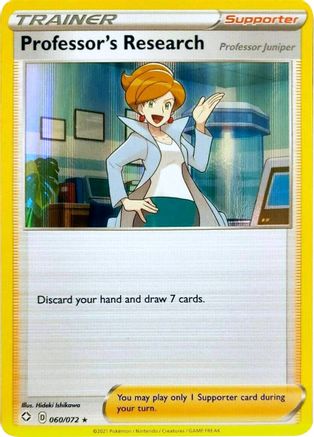 Professor's Research 060/072 - Holo Rare - Holofoil