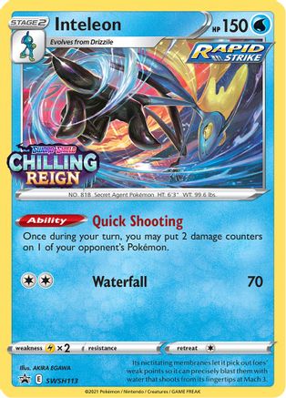 Inteleon SWSH113/307 - Promo - Holofoil