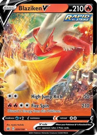 Blaziken V 020/198/198 - Ultra Rare - Holofoil
