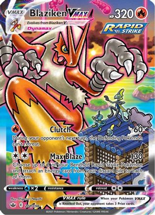 Blaziken VMAX (Alternate Art Secret) 201/198/198 - Secret Rare - Holofoil