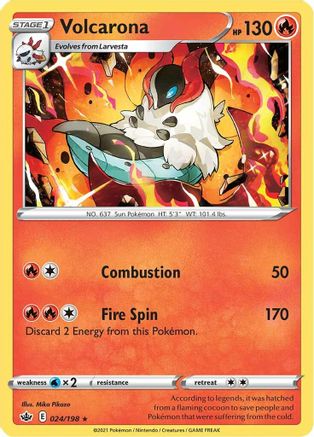 Volcarona 024/198/198 - Rare