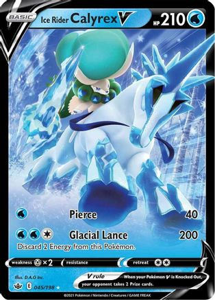 Ice Rider Calyrex V 045/198/198 - Ultra Rare - Holofoil