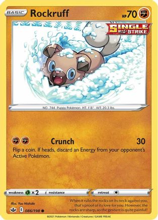 Rockruff 086/198/198 - Common