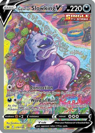 Galarian Slowking V (Alternate Full Art) 179/198/198 - Ultra Rare - Holofoil