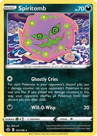 Spiritomb 103/198/198 - Rare