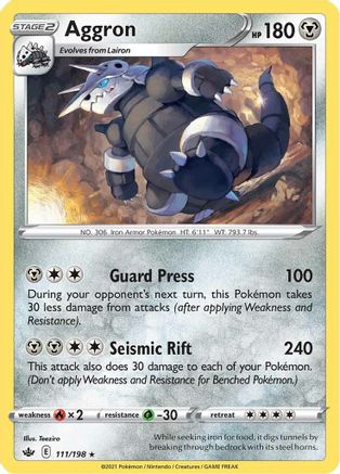 Aggron 111/198/198 - Rare