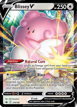 Blissey V 119/198/198 - Ultra Rare - Holofoil
