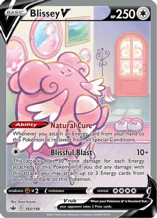 Blissey V (Alternate Full Art) 183/198/198 - Ultra Rare - Holofoil
