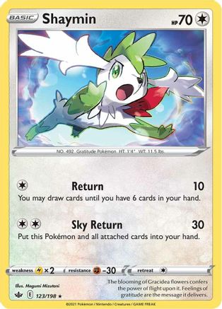 Shaymin 123/198/198 - Holo Rare - Holofoil