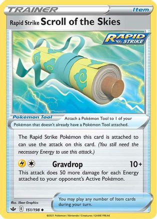 Rapid Strike Scroll of the Skies 151/198/198 - Uncommon