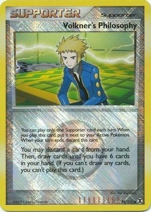 Volkner's Philosophy 098/111 - Promo - Reverse Holofoil