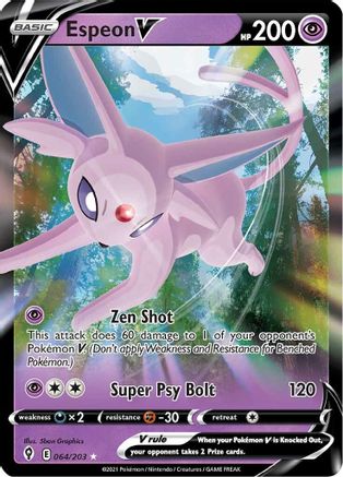 Espeon V 064/203/203 - Ultra Rare - Holofoil