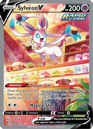 Sylveon V (Alternate Full Art) 184/203/203 - Ultra Rare - Holofoil