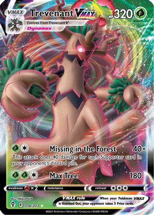 Trevenant VMAX 014/203/203 - Ultra Rare - Holofoil