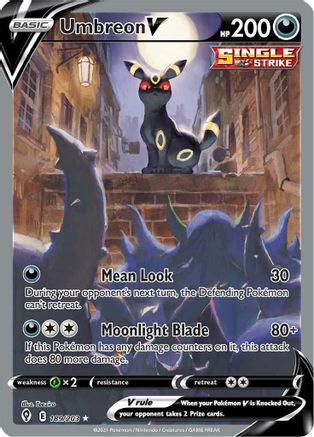 Umbreon V (Alternate Full Art) 189/203/203 - Ultra Rare - Holofoil