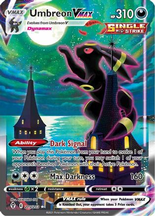 Umbreon VMAX (Alternate Art Secret) 215/203/203 - Secret Rare - Holofoil