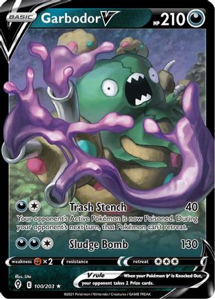 Garbodor V 100/203/203 - Ultra Rare - Holofoil