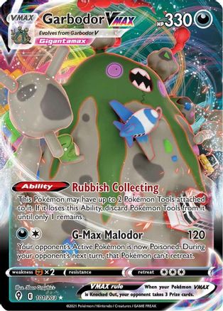 Garbodor VMAX 101/203/203 - Ultra Rare - Holofoil