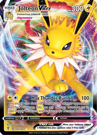 Jolteon VMAX 051/203/203 - Ultra Rare - Holofoil