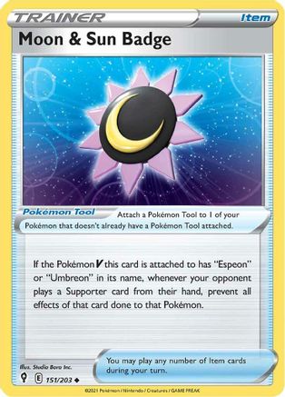 Moon & Sun Badge 151/203/203 - Uncommon