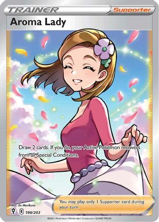 Aroma Lady (Full Art) 199/203/203 - Ultra Rare - Holofoil