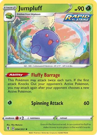 Jumpluff 004/203/203 - Holo Rare - Holofoil