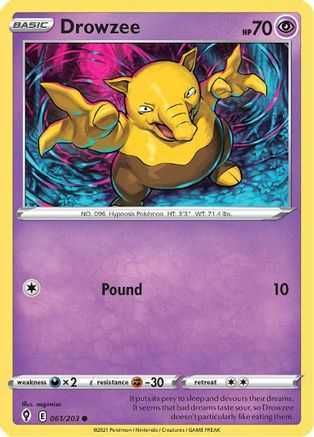 Drowzee 061/203/203 - Common