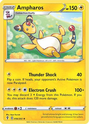 Ampharos 056/203/203 - Rare