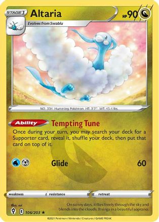 Altaria 106/203/203 - Rare
