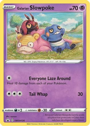 Galarian Slowpoke SWSH126/307 - Promo - Holofoil