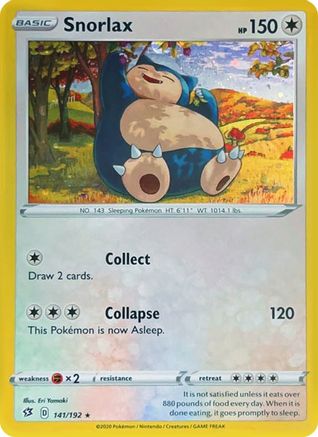 Snorlax 141/192 - Promo - Holofoil