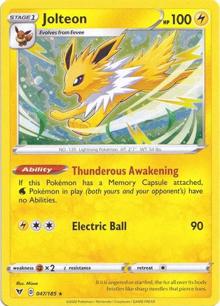 Jolteon 047/185 - Promo - Holofoil