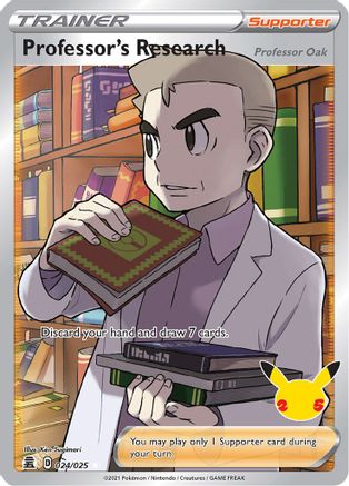 Professor's Research (Full Art) 024/025/25 - Ultra Rare - Holofoil