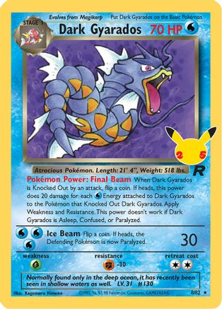 Dark Gyarados 008/82/25 - Classic Collection - Holofoil