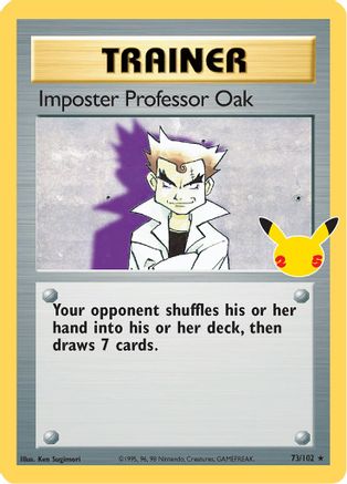 Imposter Professor Oak 073/102/25 - Classic Collection - Holofoil
