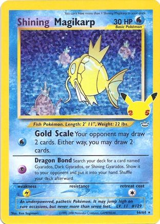 Shining Magikarp 066/64/25 - Classic Collection - Holofoil
