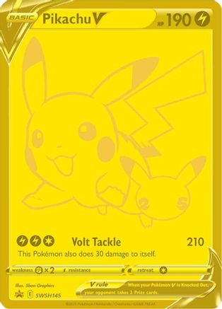 Pikachu V SWSH145/307 - Promo - Holofoil